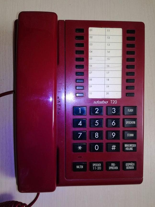 Bild 1 antikes Telefon "stabo T20"-vintage- 90iger, mit Manual - >>>15,-€