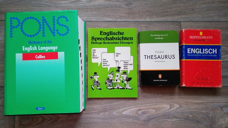 Vorschaubild Englisch-Wörterbücher: EN-EN, DE-EN, EN-DE, Synonyme, Sprechabsichten