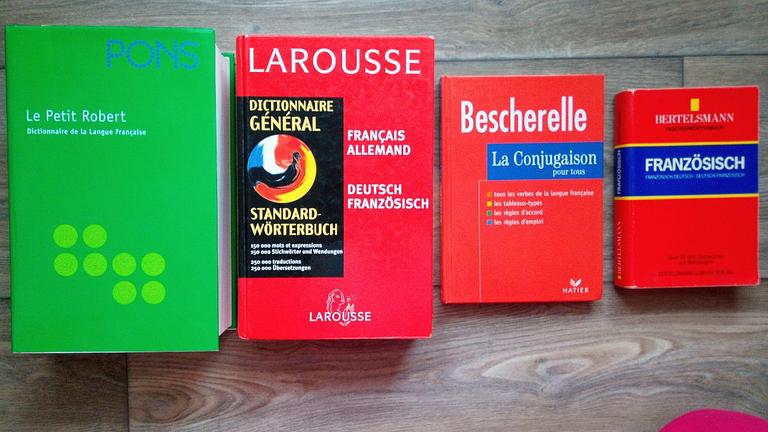 Vorschaubild Französisch-Wörterbücher: FR-FR, FR-DE, DE-FR, Konjugation