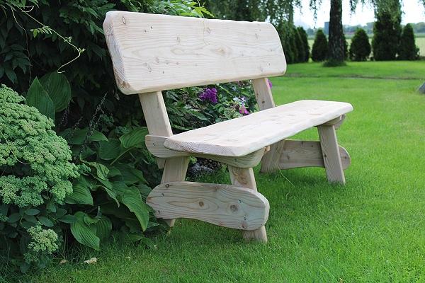 Bild 8 Parkbank. Pausenbank. Gartenbank mit Gravur. Sitzbank.