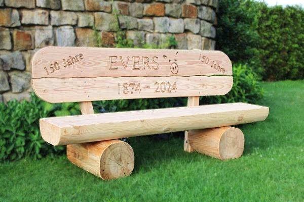 Bild 11 Massive Gartenbank. Holzbank. Rentners Geschenk. Hochzeitsgeschenk.