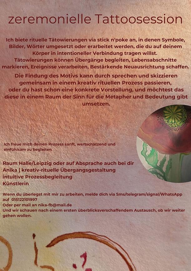 Bild 1 Tattoosessions / Begleitung / TattooDesigns