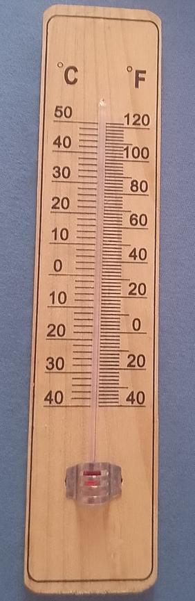 Bild 1 Thermometer 22 cm aus Holz