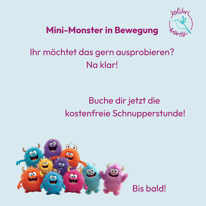 Bild 1 Kostenfreie Schnupperstunde! Mini-Monster in Bewegung