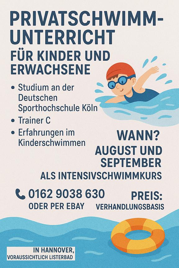 Bild 1 Schwimmunterricht privat