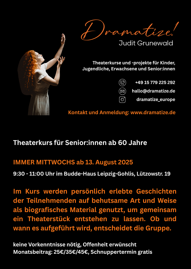 Bild 1 Theaterkurs für Senior:innen