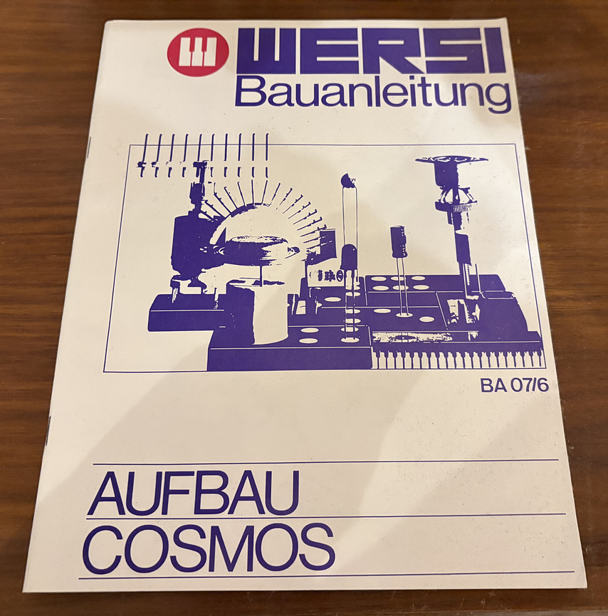Bild 4 Wersi COSMOS Orgel mit Aufbauanleitung - defekt