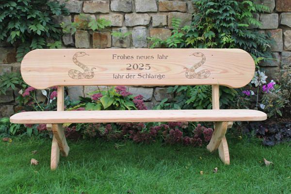 Bild 3 Sitzbank. Holzbank. Geschenk.