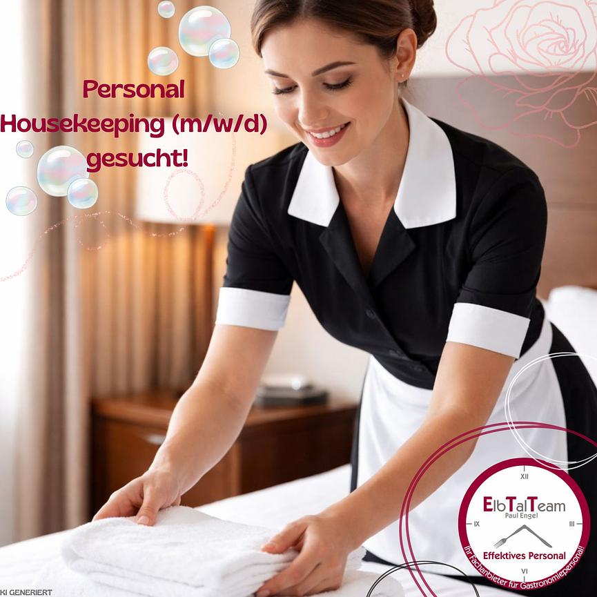 Bild 1 Housekeeping mit Herz – wir warten auf dich! *ElbTalTeam*