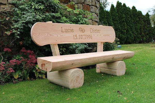 Bild 3 Gartenbank aus Holz. Rentners Geschenk.