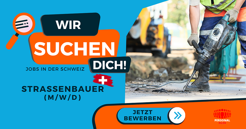 Bild 1 Straßenbauer (m/w/d) Jobs in der Schweiz – Jetzt bewerben!