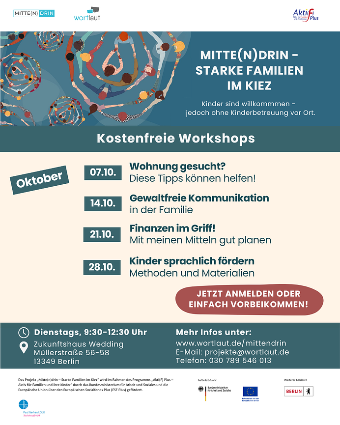 Bild 1 kostenfreier Workshop: Finanzen im Griff! Mit meinen Mitteln gut planen