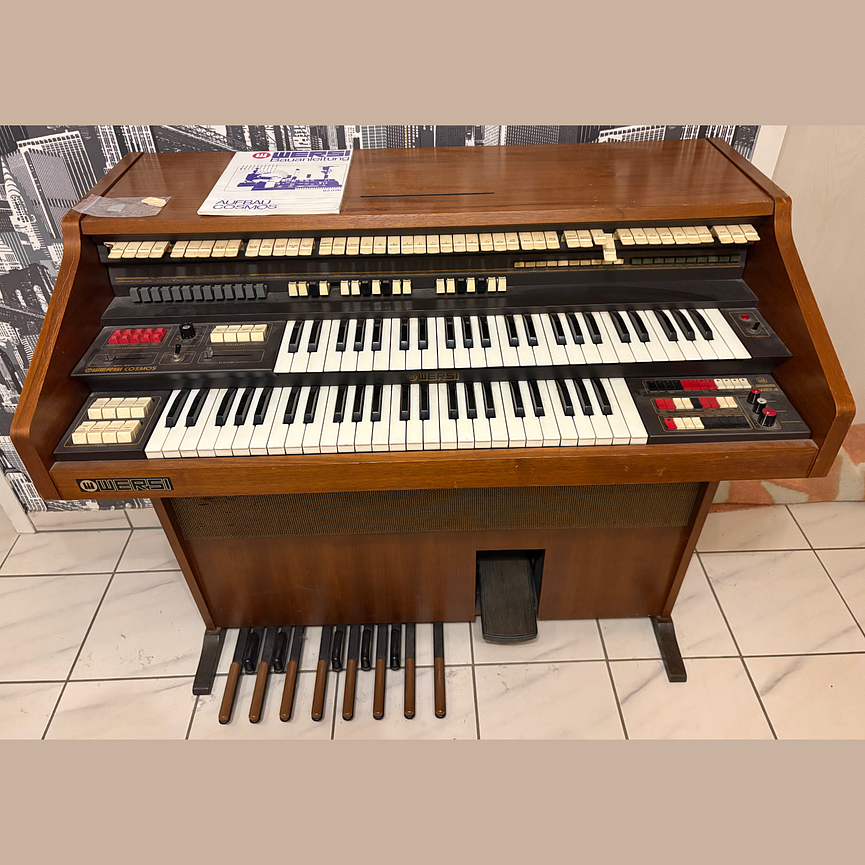 Bild 1 Wersi COSMOS Orgel mit Aufbauanleitung - defekt