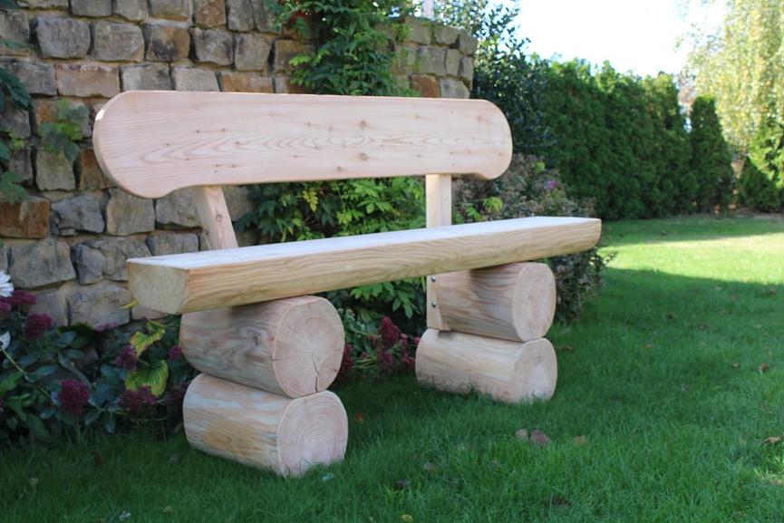 Bild 2 Massive Gartenbank. Holzbank. Rentners Geschenk. Hochzeitsgeschenk.