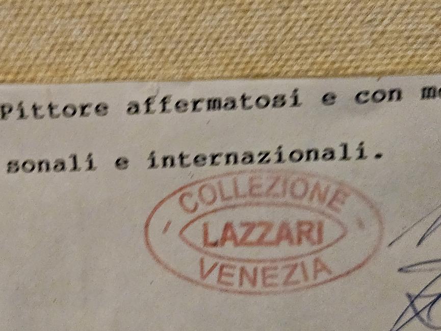 Bild 8 Carlo Vitale Figura mit Galerieetikett und Sammlerstempel