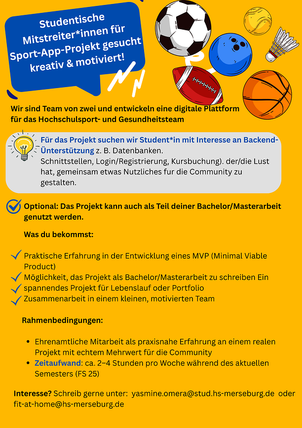 Bild 1 Mitmachen beim Digital-Sport-App-Projekt!
