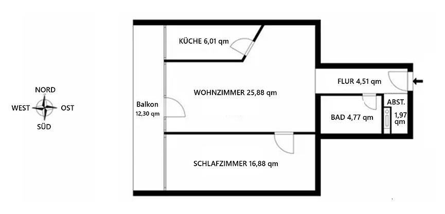 Bild 21 Wohnungsangebot zum Medizinstudium in Lübeck.