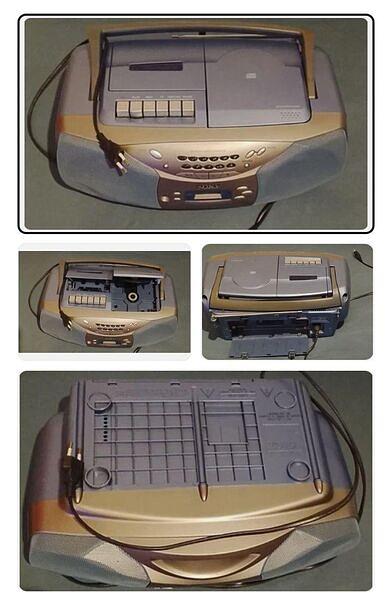 Bild 1 Sony CFD-S26L Stereorecorder Ghettoblaster Boombox CD, Radio, Kassette
