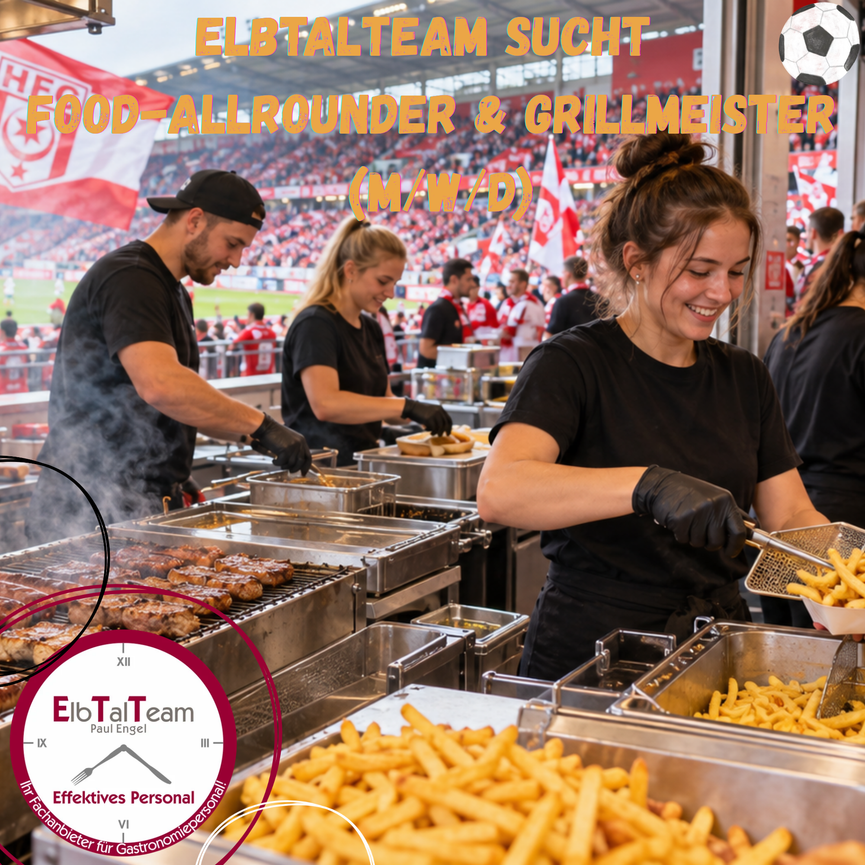 Bild 1 ElbTalTeam sucht Food-Allrounder & Grillmeister für den HFC! (m/w/d)