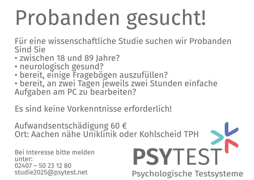 Bild 1 Verdiene 60 € bei einer Studie!