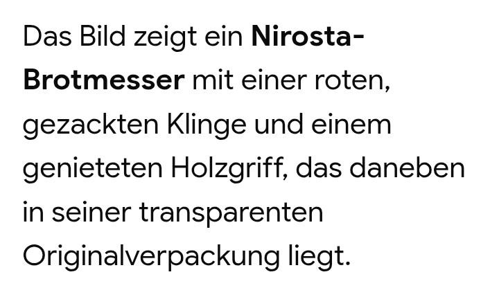 Bild 2 Nirosta-Brotmesser
