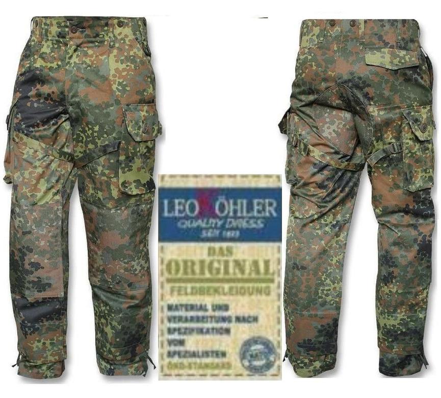 Bild 1 Einsatzkampfhose flecktarn  Gr. 54 von Leo Köhler (Neu) Art. 107-7