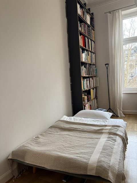 Bild 6 Rekamiere / Schlafsofa in hellbeigem Baumwollstoff