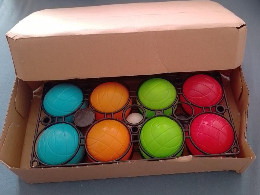 Bild 4 Boule/Boccia Spiel Set mit 8 Kugeln im Tragekoffer Boule Petanquekugeln
