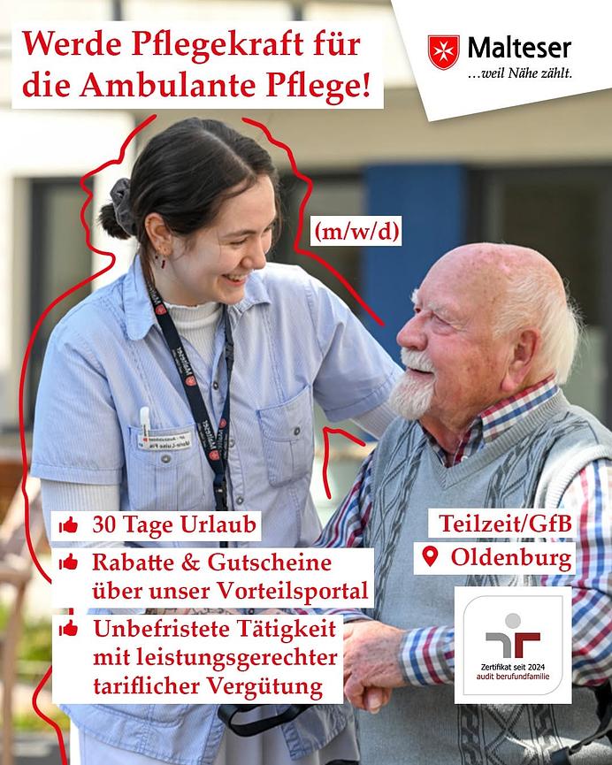 Bild 1 Malteser Pflegekraft (m/w/d)