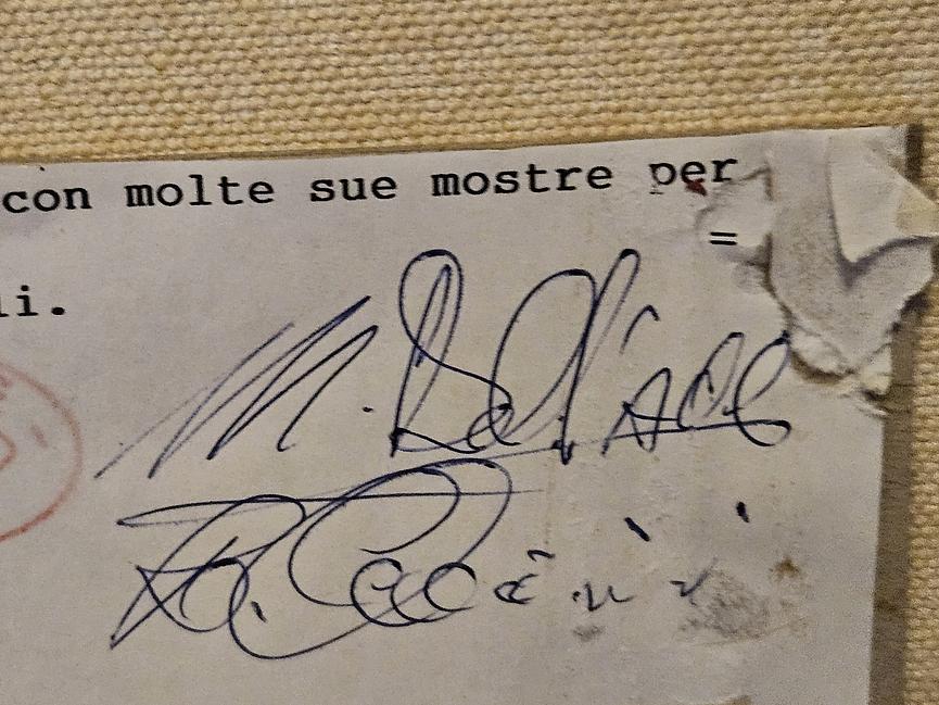 Bild 9 Carlo Vitale Figura mit Galerieetikett und Sammlerstempel