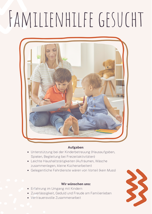 Bild 1 Familienhilfe auf Minijob-Basis gesucht
