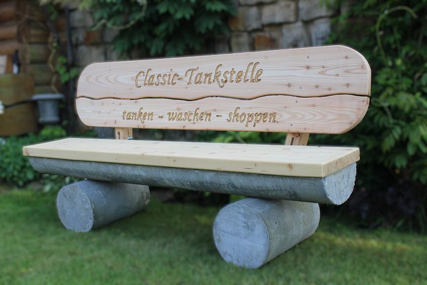 Bild 3 Betonbank mit Gravur. Hochzeitsgeschenk. Rentners Geschenk. Jubiläumsgeschenk.