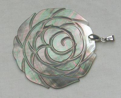 Bild 5 Kettenanhänger mit einen Abalone, 925 Silber