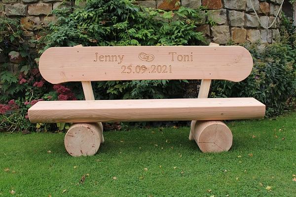 Bild 2 Gartenbank aus Holz. Rentners Geschenk.
