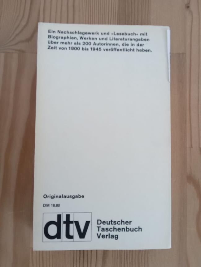 Bild 2 Lexikon deutschsprachiger Schriftstellerinnen 1800-1945