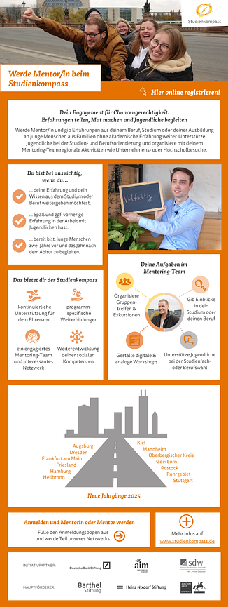 Bild 1 Ehrenamt als Mentorin oder Mentor