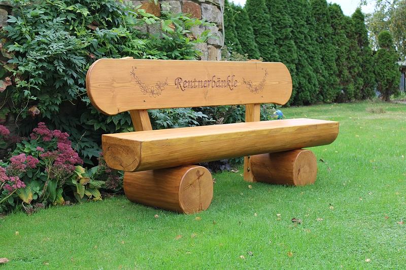 Bild 6 Baumbank aus Lärchen/ Douglasien holz.