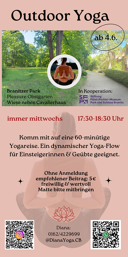 Bild 1 Outdoor Yoga Branitzer Park