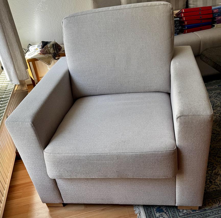 Bild 2 Schlafcouch & Sessel günstig zu verkaufen