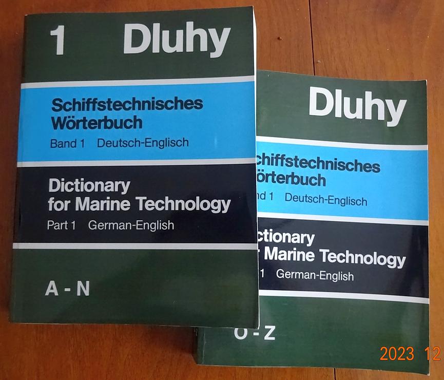 Bild 1 Dluhy Schiffstechnisches Wörterbuch Deutsch-Englisch 2