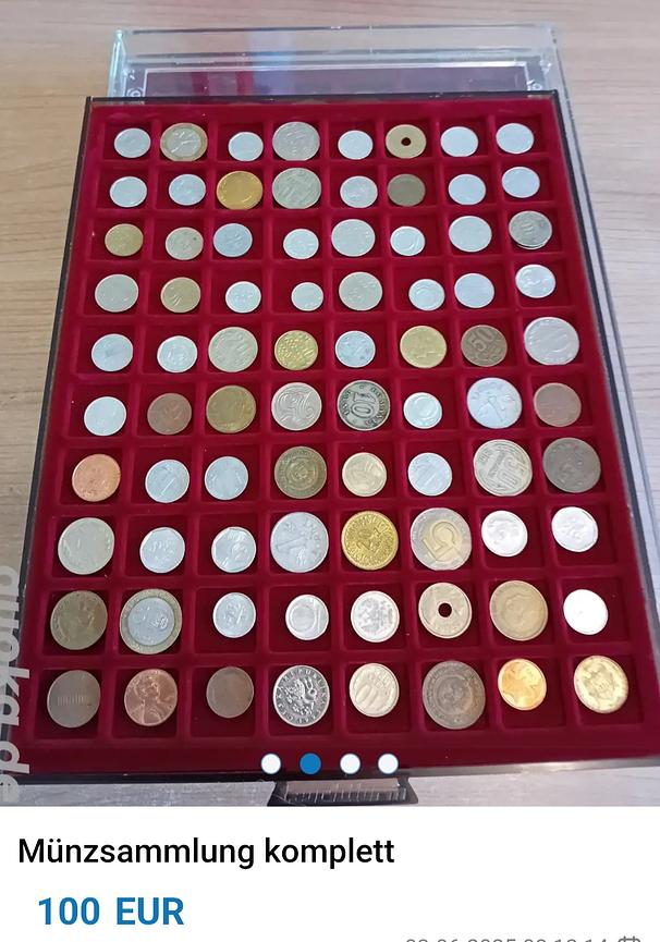 Bild 1 Komplette Münzsammlung 100 Euro oder 30 Euro pro Kassette