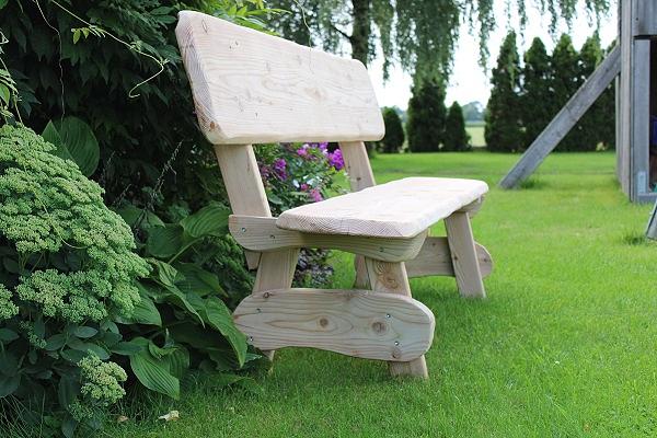 Bild 8 Lärchenbank mit Gravur. Hochzeitsgeschenk. Rentners Geschenk.