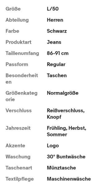 Bild 4 Herren Jeanshose L/50