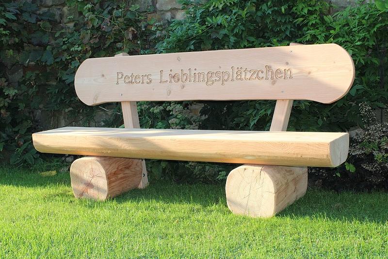 Bild 6 Gartenbank aus Holz. Rentners Geschenk.