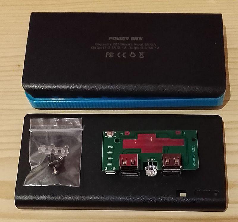 Bild 1 Powerbank-Kit, 20000 mAh, extrem große Kapazität, 4 USB-Ausgänge, Schnellladung