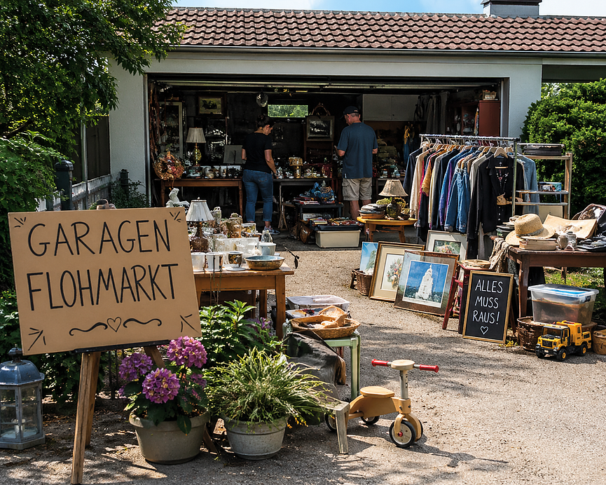 Bild 1 Garagen Flohmarkt