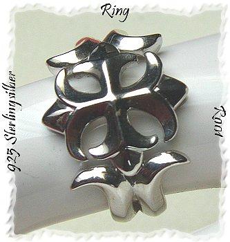 Bild 2 Kreuzring, 925 Silber