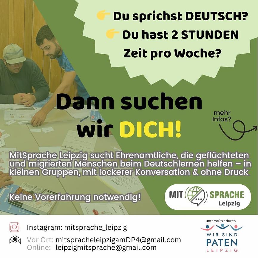 Bild 1 Ehrenamtliche für Deutsch Online Unterricht gesucht