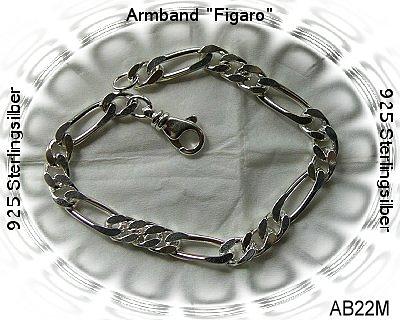 Bild 4 Figaroarmbnd, 925 Silber