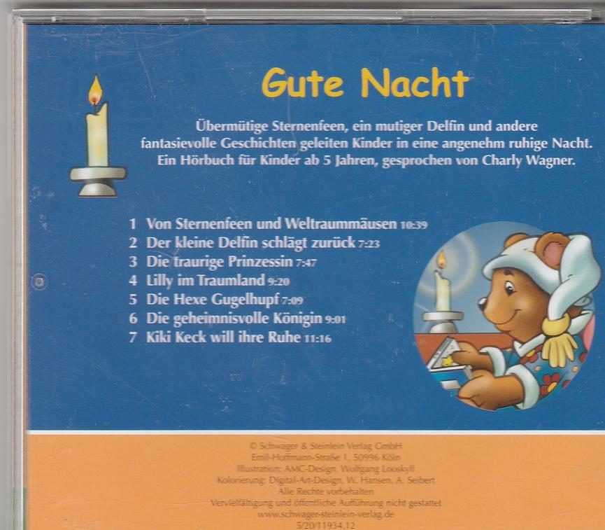Bild 8 HW- Schuleingang : versch. " Gute Nacht-Geschichten" +... -Hörspiel/Hörbuch-CDs